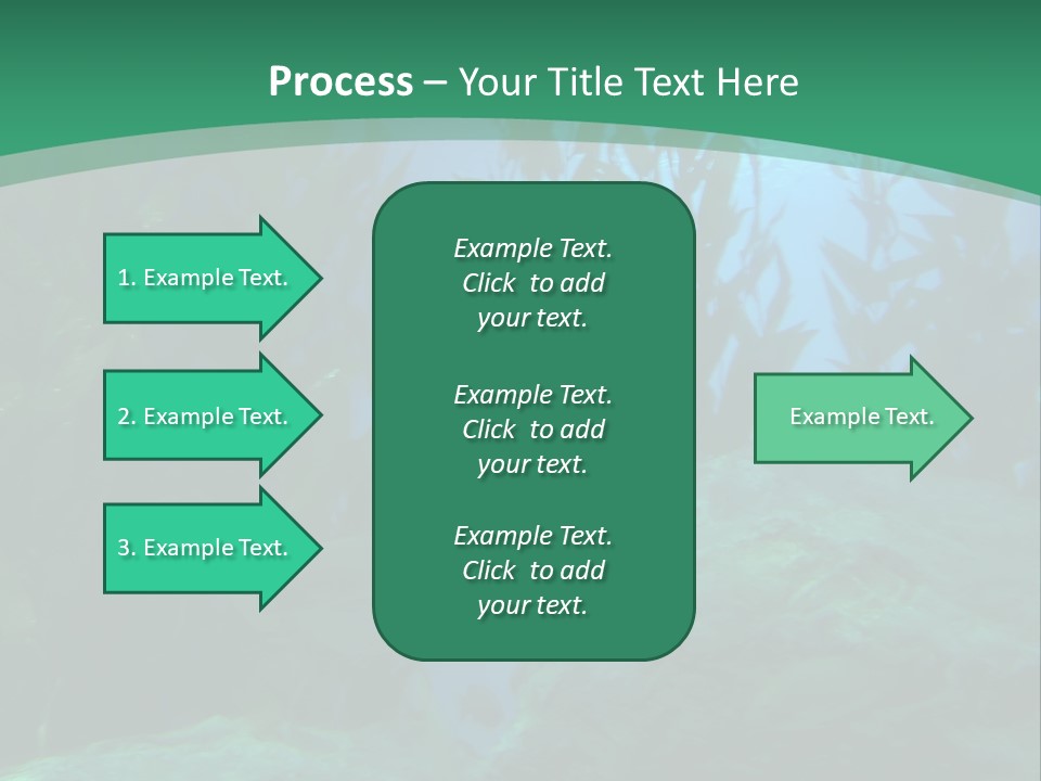 Algae Underwater PowerPoint Template