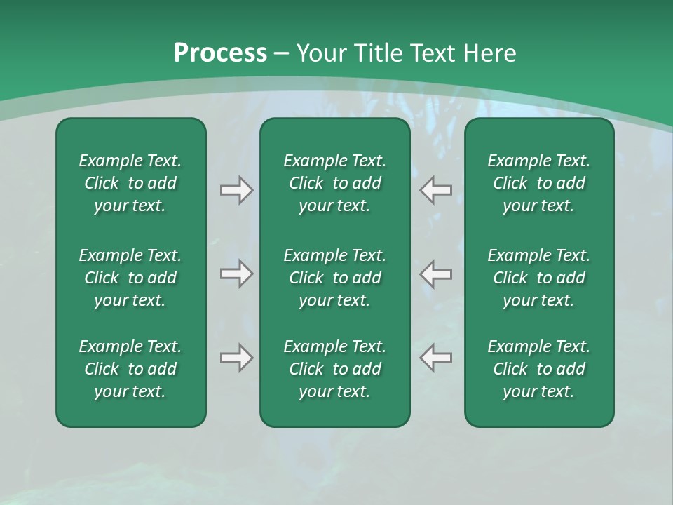 Algae Underwater PowerPoint Template