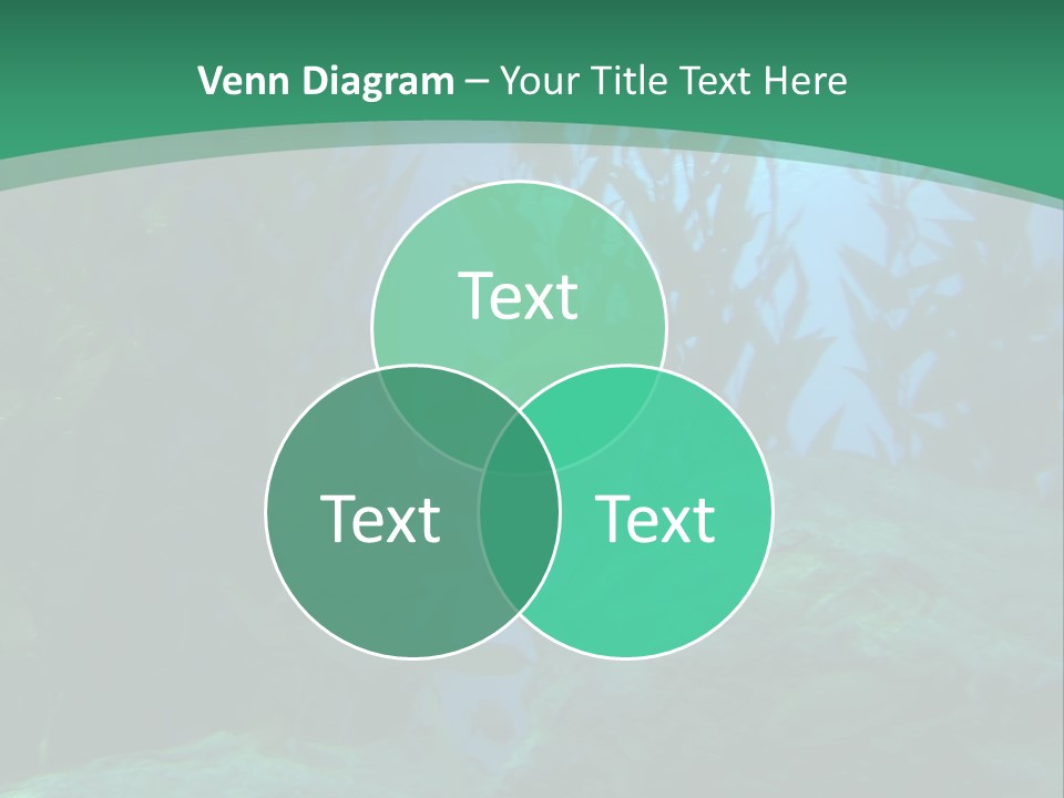 Algae Underwater PowerPoint Template