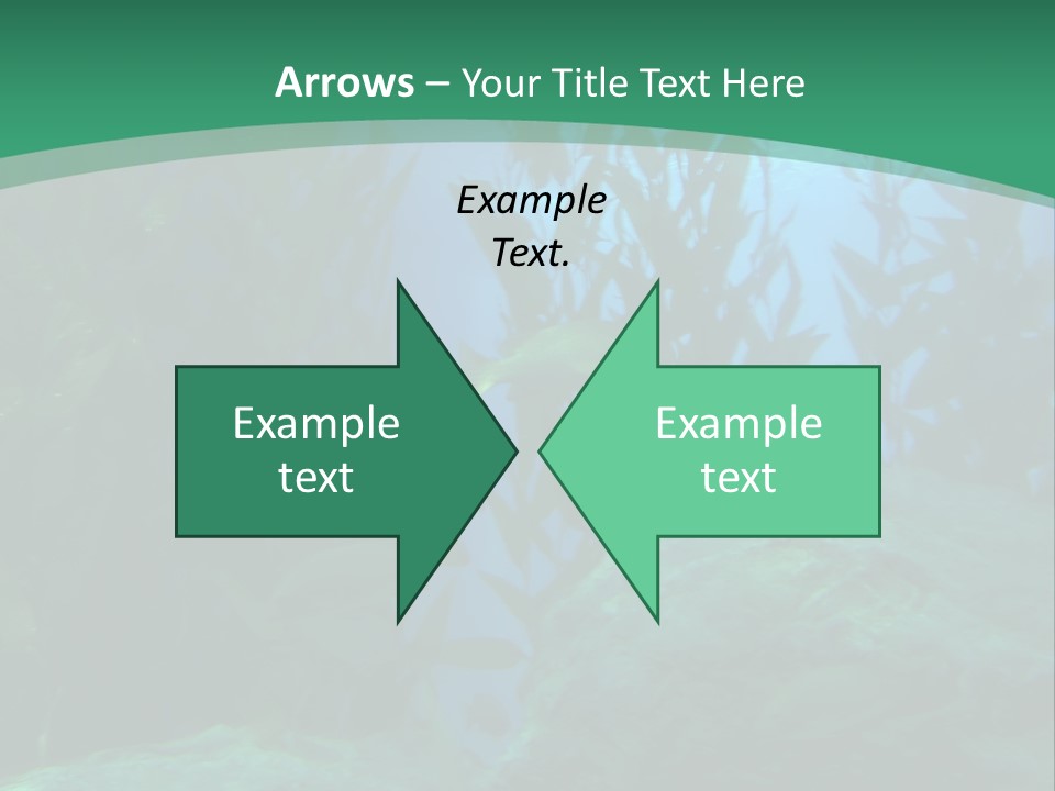 Algae Underwater PowerPoint Template