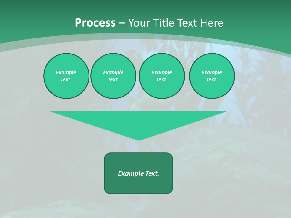 Algae Underwater PowerPoint Template