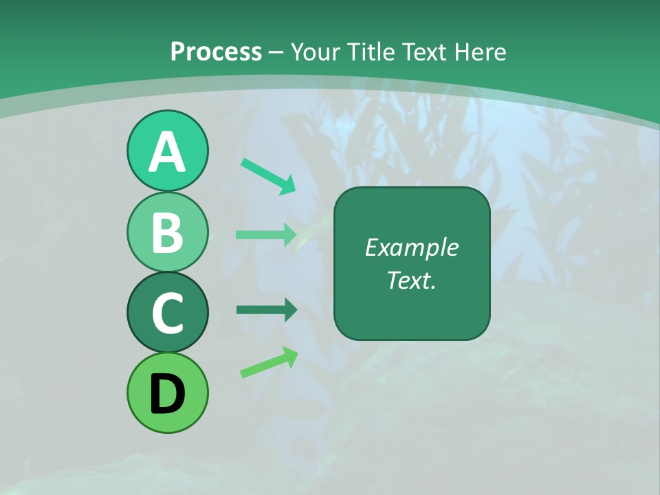 Algae Underwater PowerPoint Template