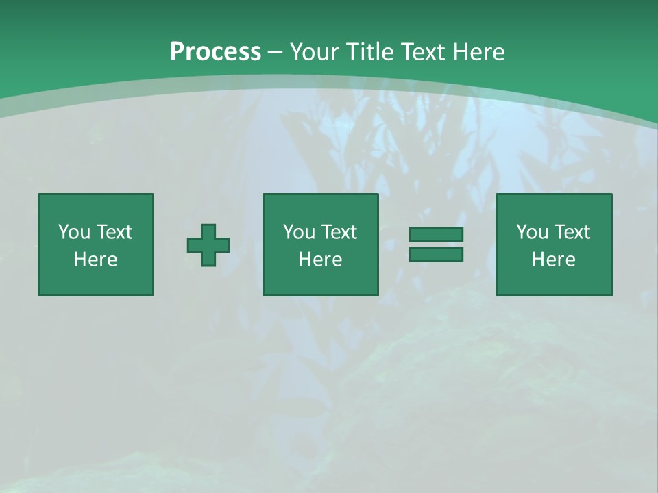 Algae Underwater PowerPoint Template