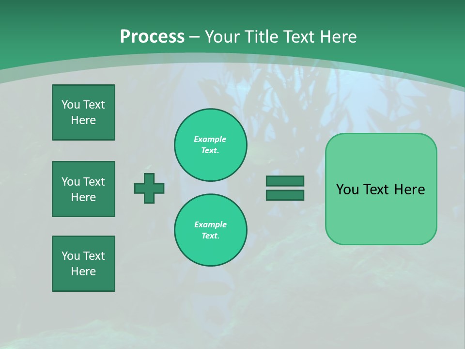 Algae Underwater PowerPoint Template