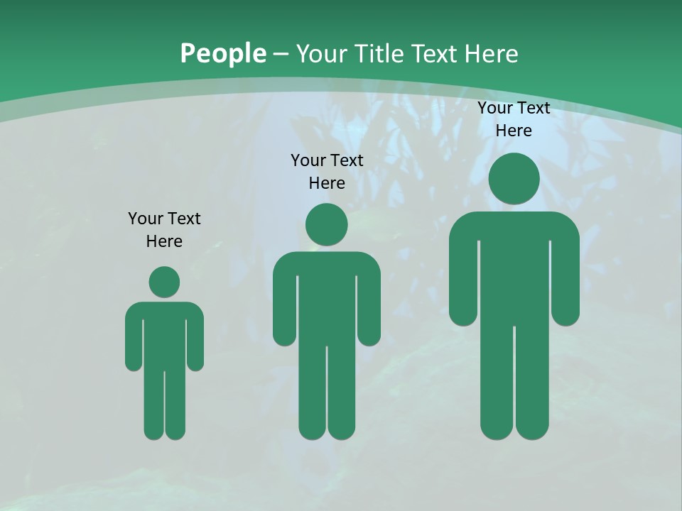 Algae Underwater PowerPoint Template