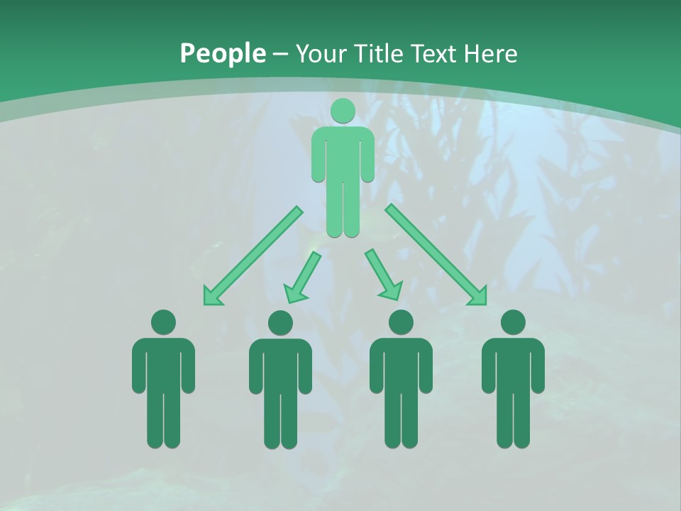 Algae Underwater PowerPoint Template