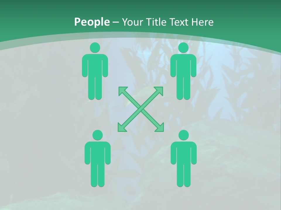 Algae Underwater PowerPoint Template