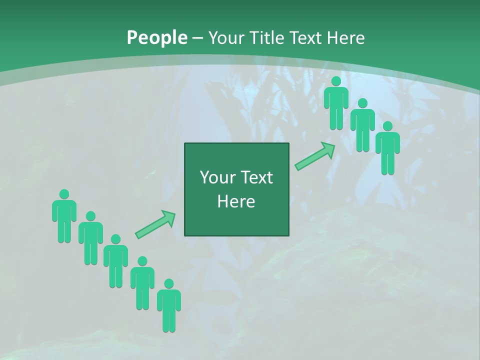 Algae Underwater PowerPoint Template