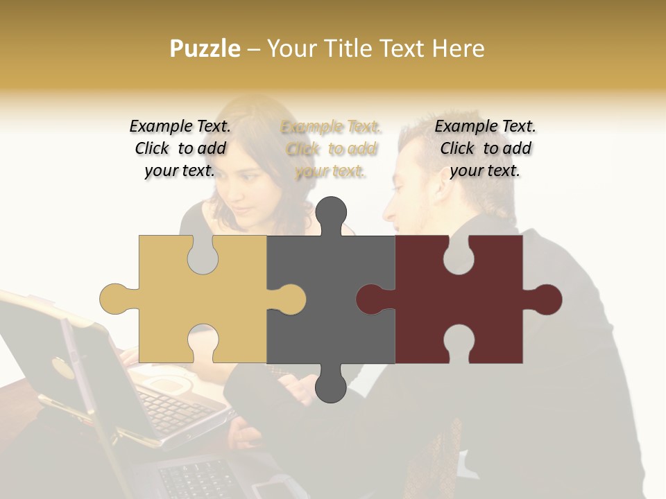 Business Couple PowerPoint Template