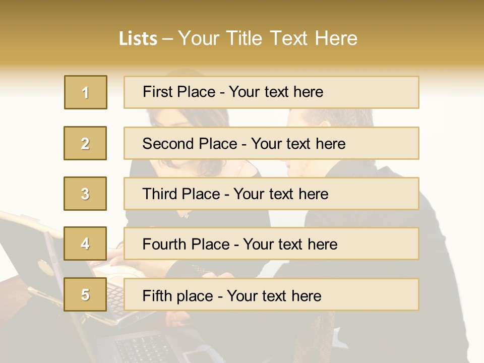 Business Couple PowerPoint Template