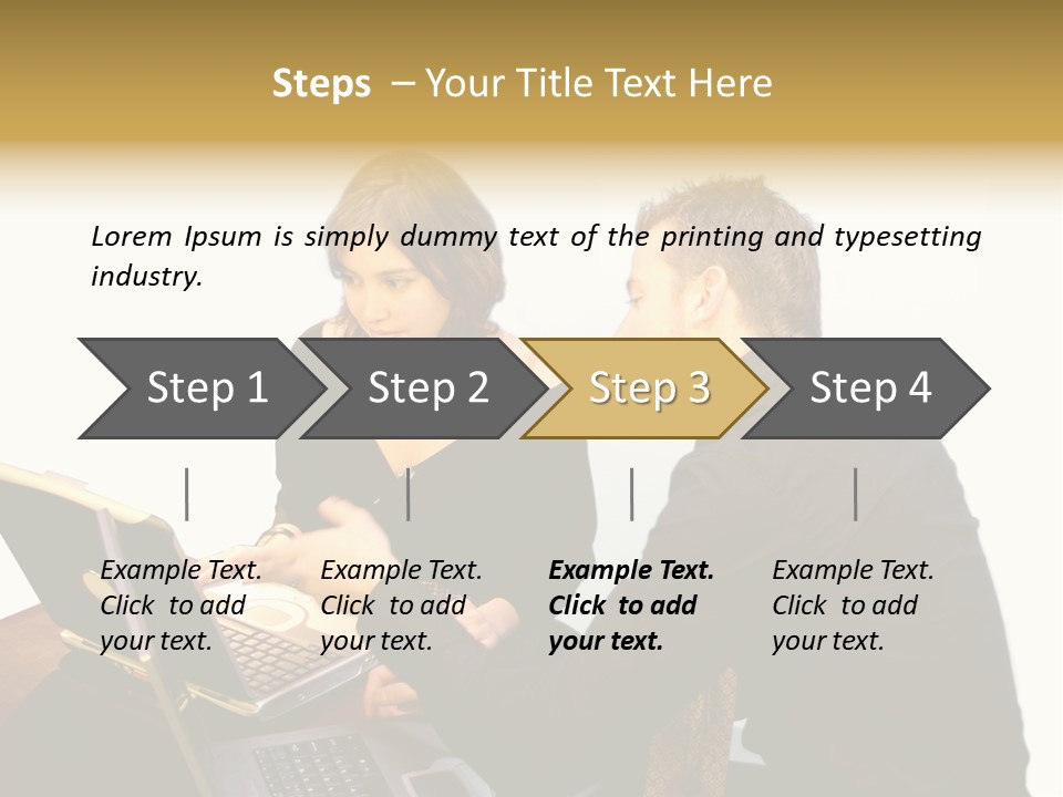 Business Couple PowerPoint Template