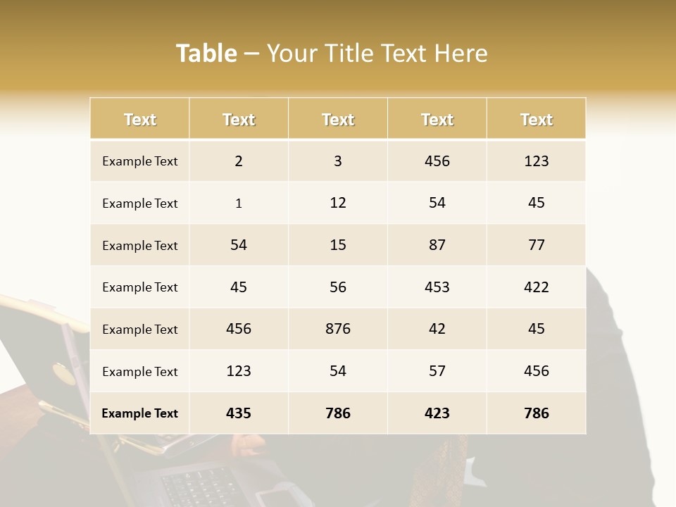 Business Couple PowerPoint Template