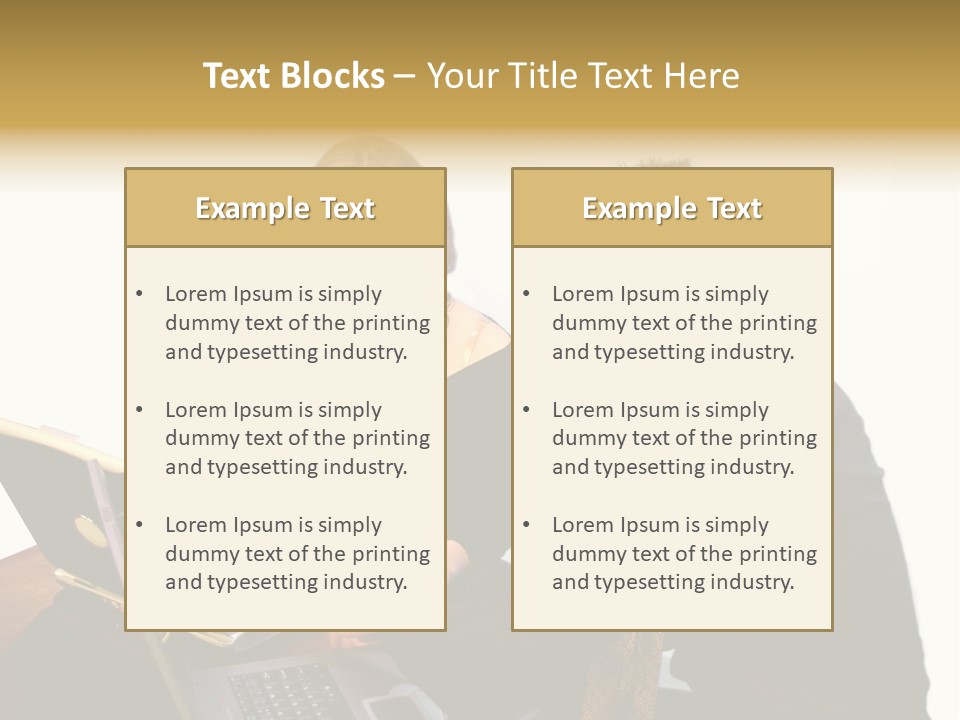 Business Couple PowerPoint Template