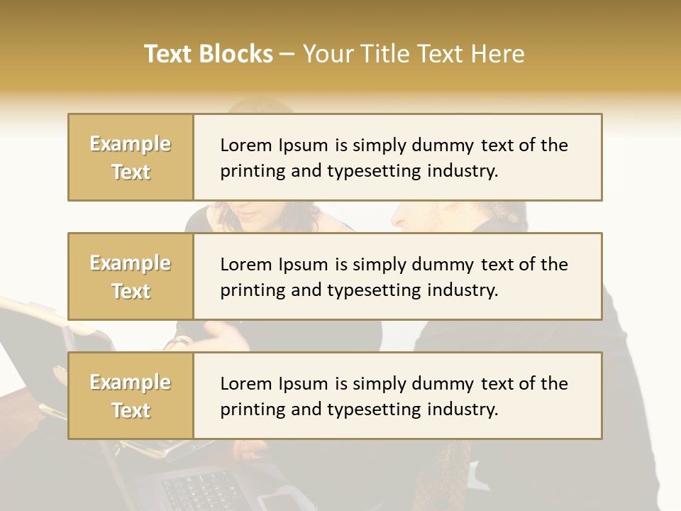 Business Couple PowerPoint Template