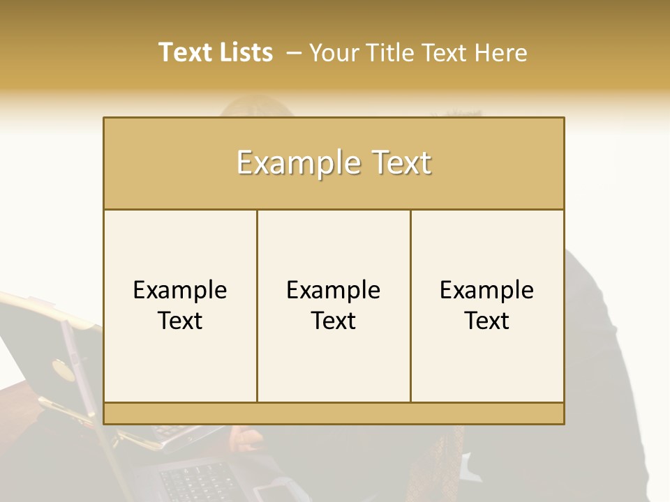 Business Couple PowerPoint Template
