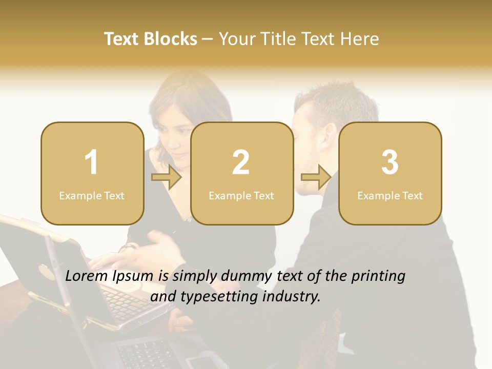 Business Couple PowerPoint Template