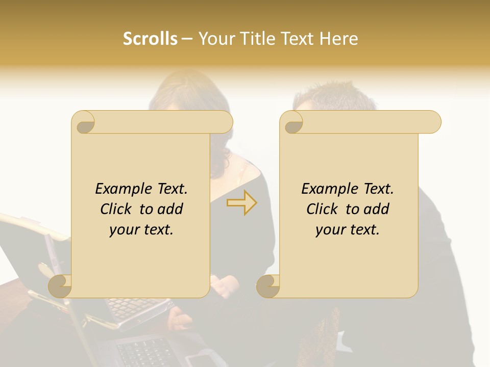 Business Couple PowerPoint Template