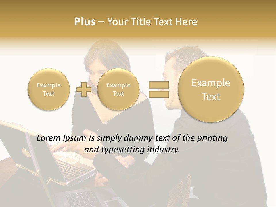 Business Couple PowerPoint Template