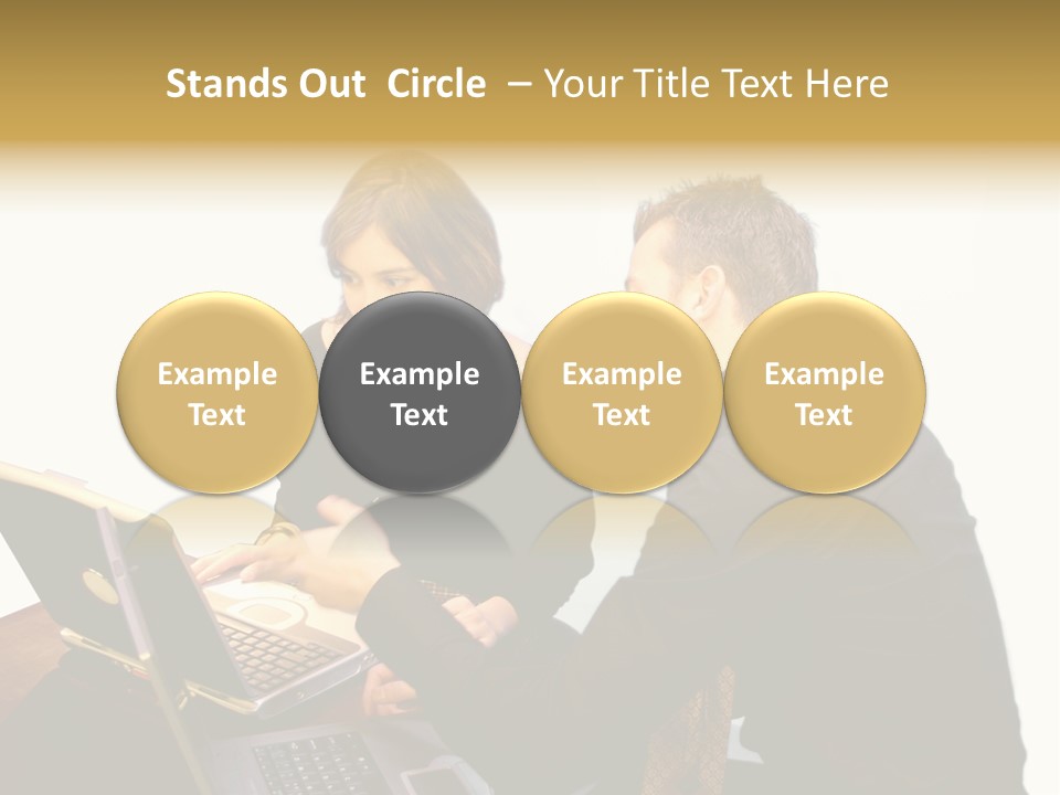 Business Couple PowerPoint Template