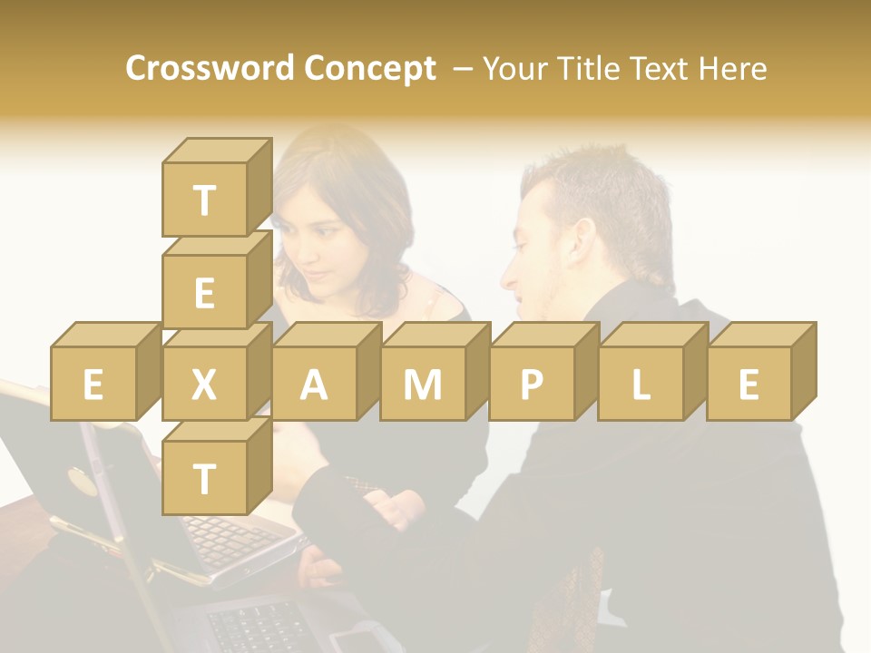 Business Couple PowerPoint Template