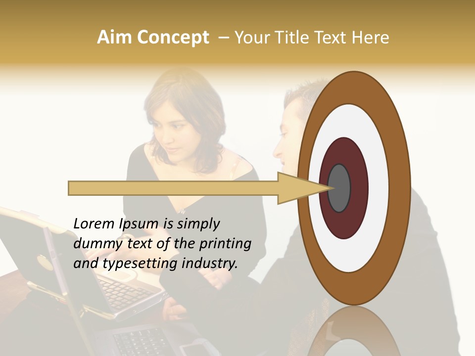 Business Couple PowerPoint Template