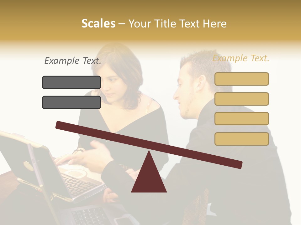 Business Couple PowerPoint Template