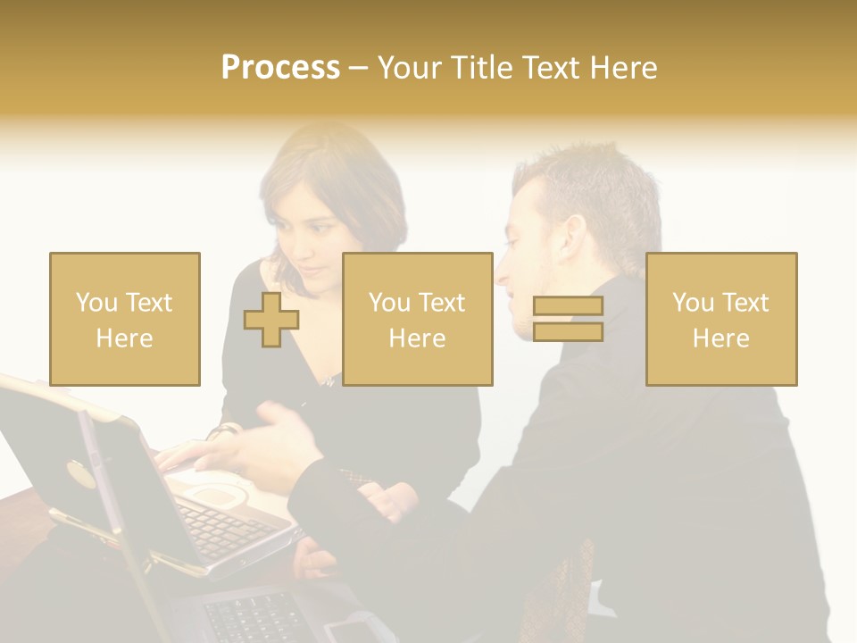 Business Couple PowerPoint Template