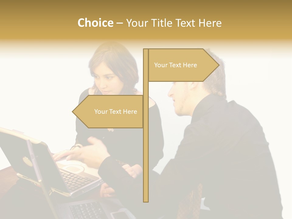 Business Couple PowerPoint Template