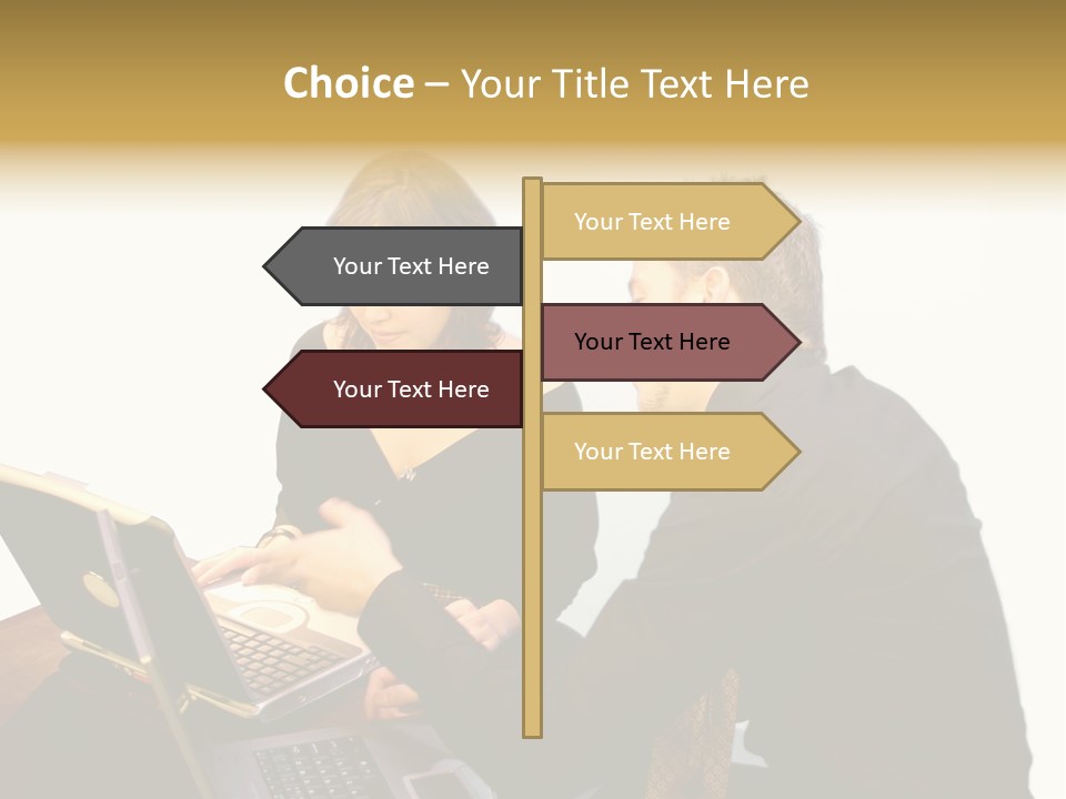 Business Couple PowerPoint Template