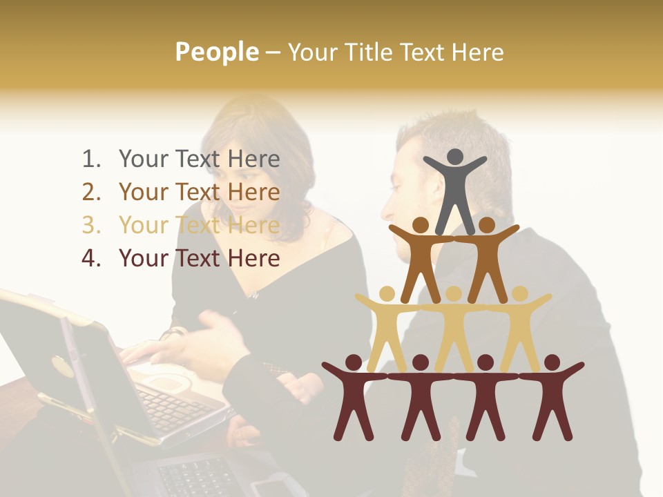 Business Couple PowerPoint Template