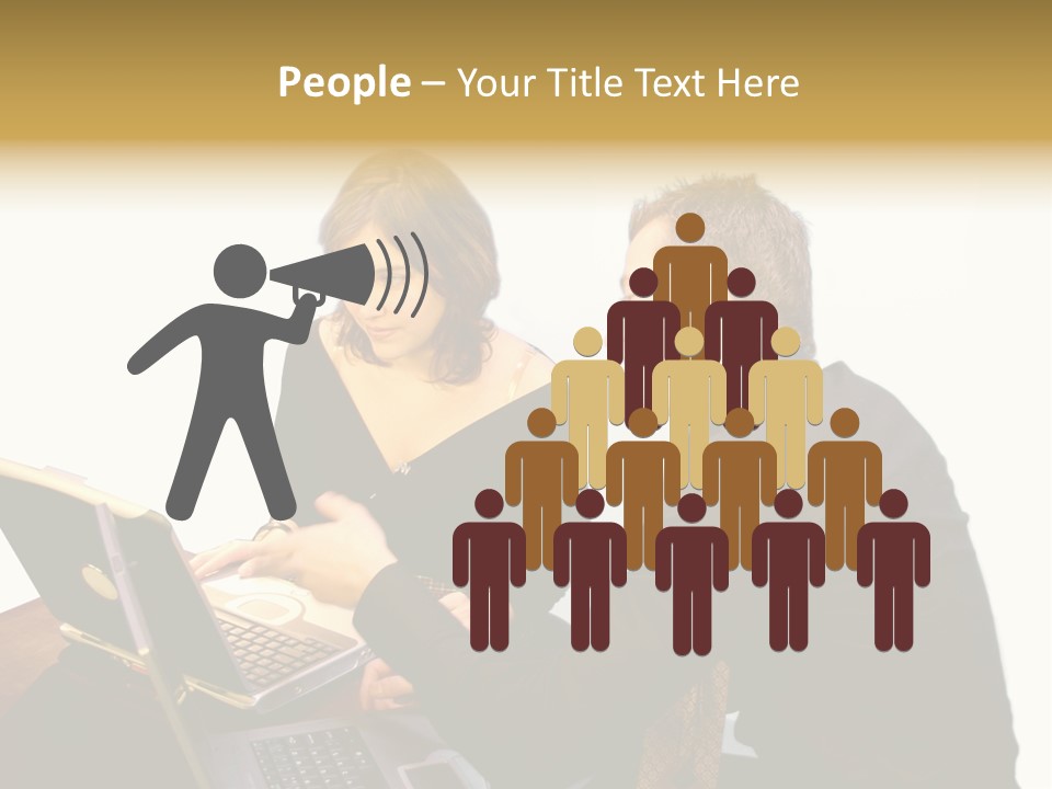 Business Couple PowerPoint Template