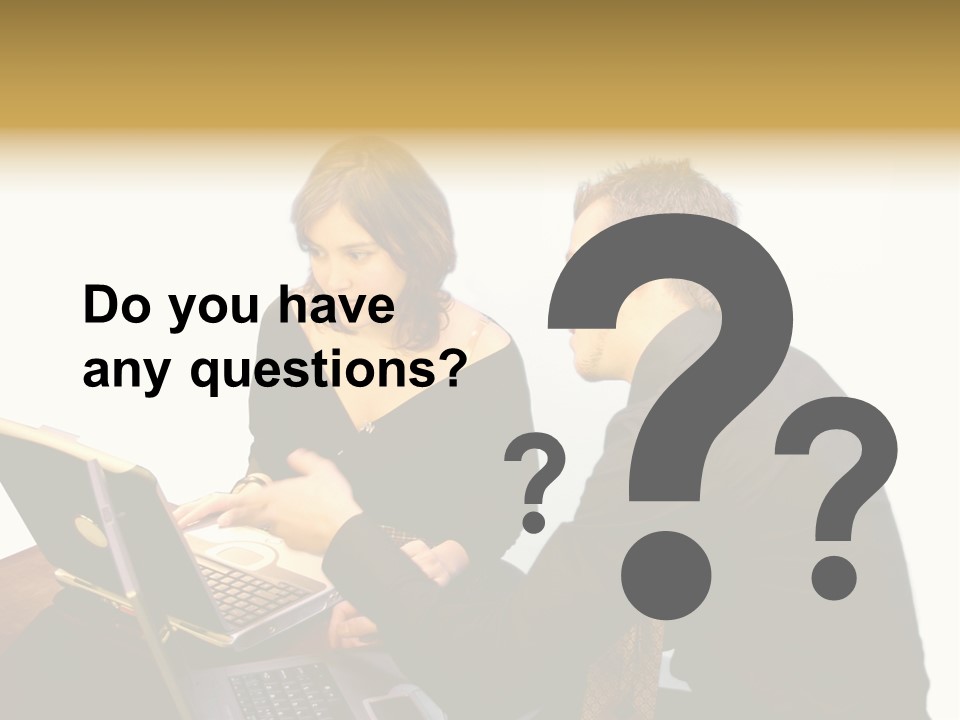 Business Couple PowerPoint Template