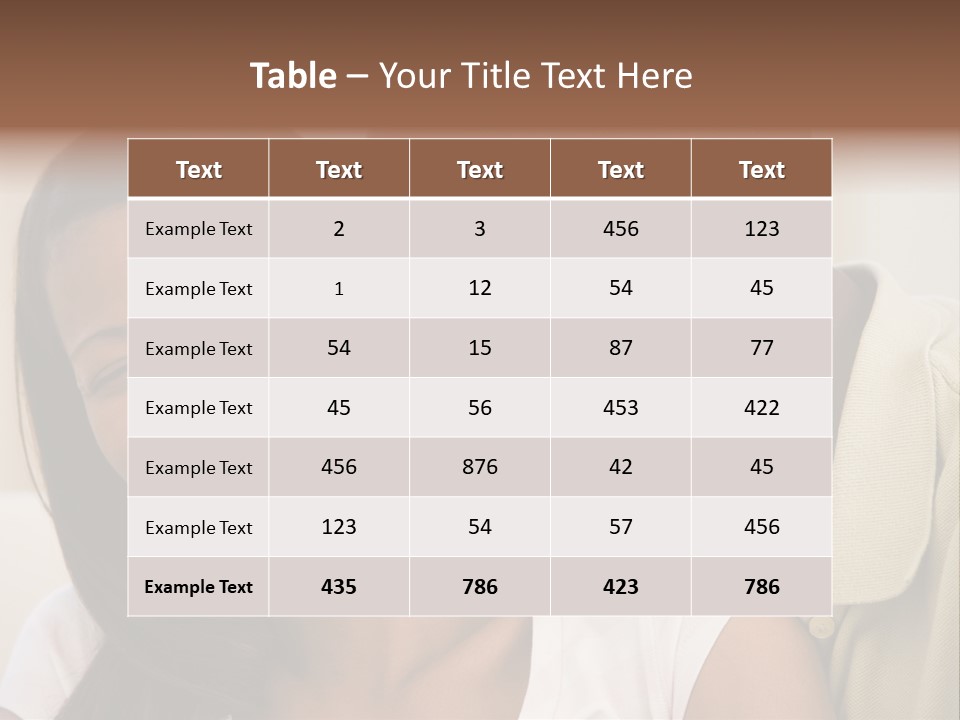 Couple In Living Room Smiling PowerPoint Template