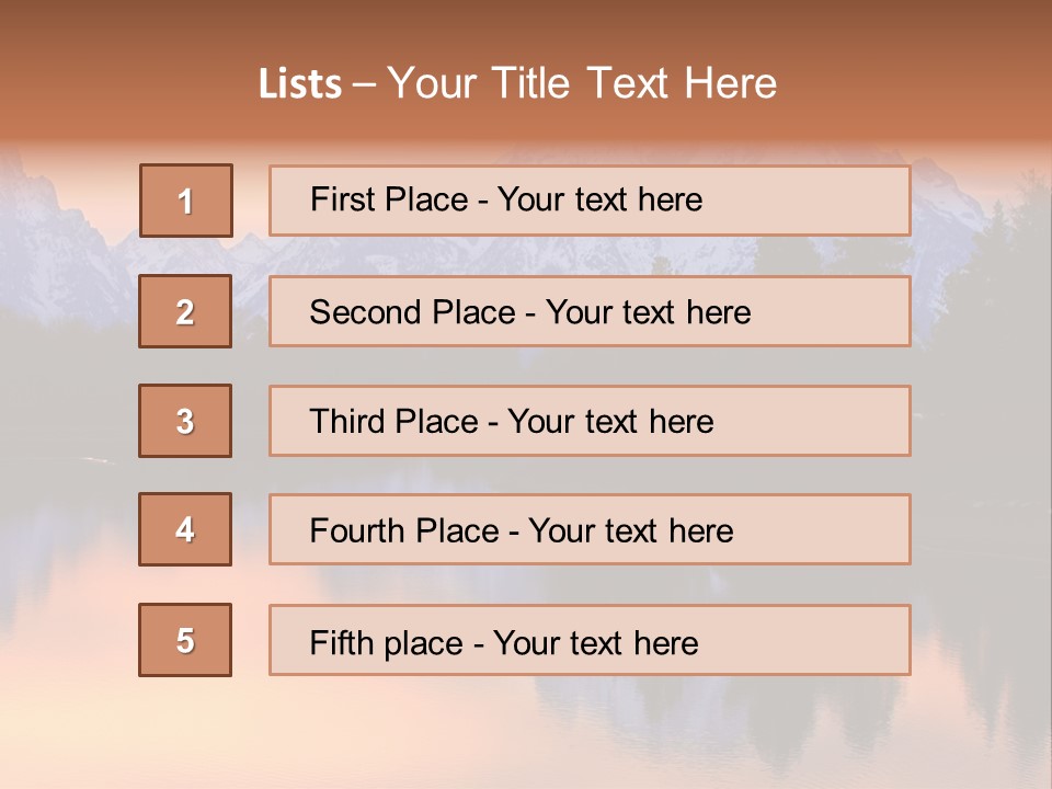 Mount Moran Reflectin In The Snake River At Oxbow Bend, Grand Teton National Park, Wyoming. PowerPoint Template