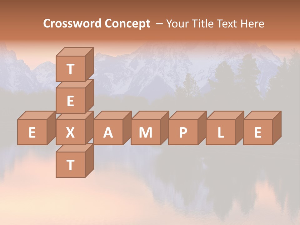 Mount Moran Reflectin In The Snake River At Oxbow Bend, Grand Teton National Park, Wyoming. PowerPoint Template