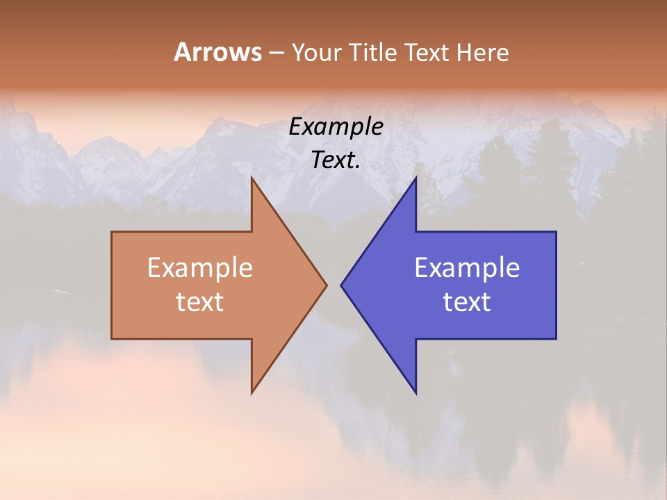 Mount Moran Reflectin In The Snake River At Oxbow Bend, Grand Teton National Park, Wyoming. PowerPoint Template