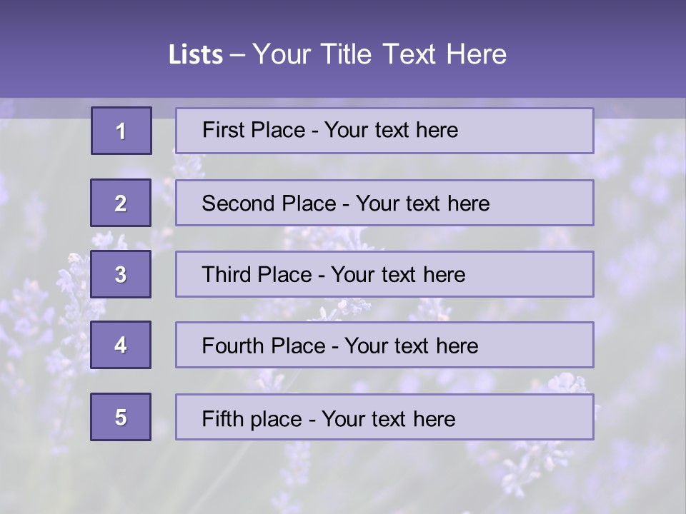Lavender PowerPoint Template