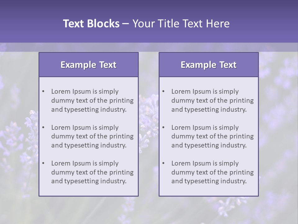 Lavender PowerPoint Template