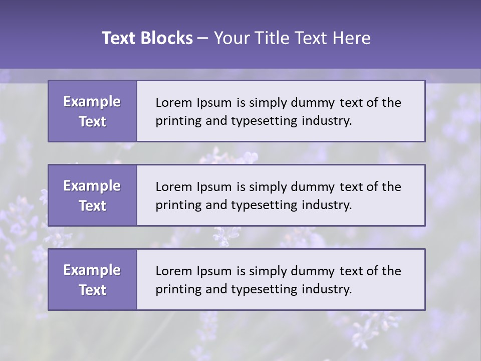 Lavender PowerPoint Template