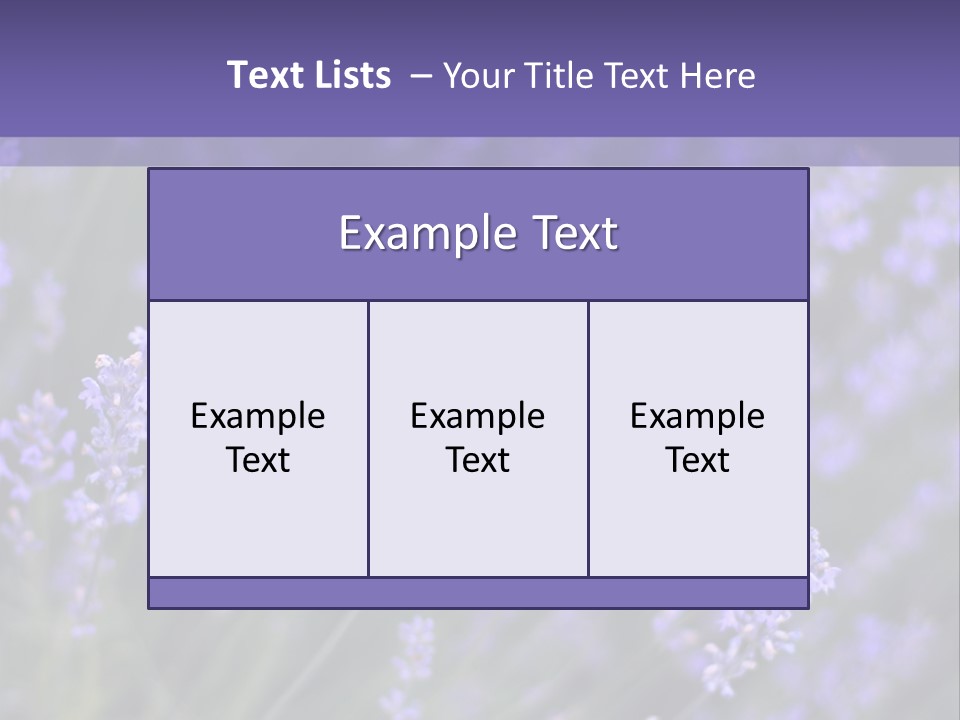 Lavender PowerPoint Template