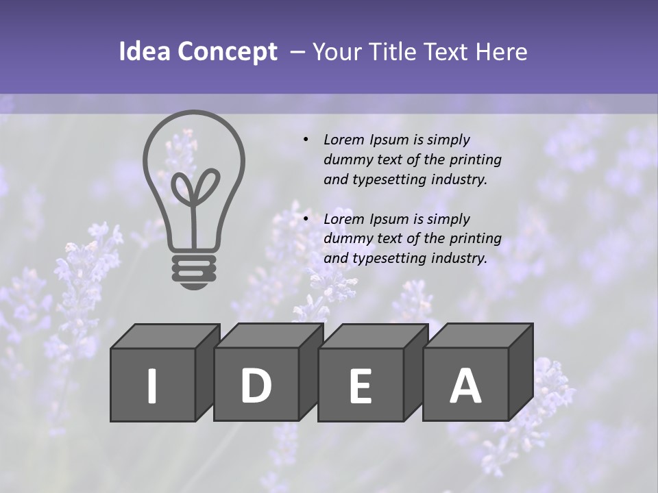 Lavender PowerPoint Template