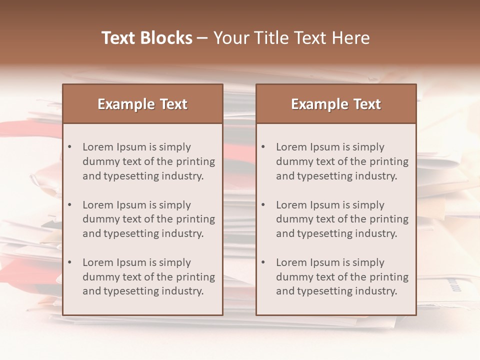 A Pile Of Colorful Letters And Junk Mail On A Table Isolated On White Background PowerPoint Template