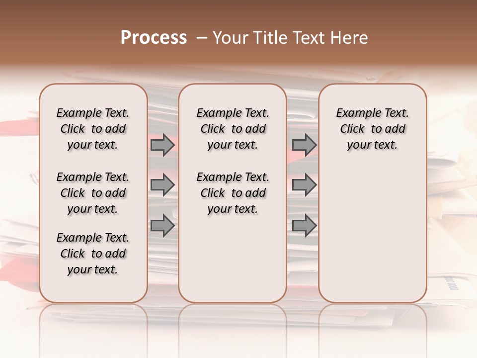 A Pile Of Colorful Letters And Junk Mail On A Table Isolated On White Background PowerPoint Template