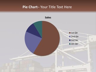 Container Ship Loading/Unloading PowerPoint Template