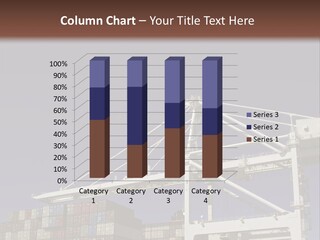 Container Ship Loading/Unloading PowerPoint Template