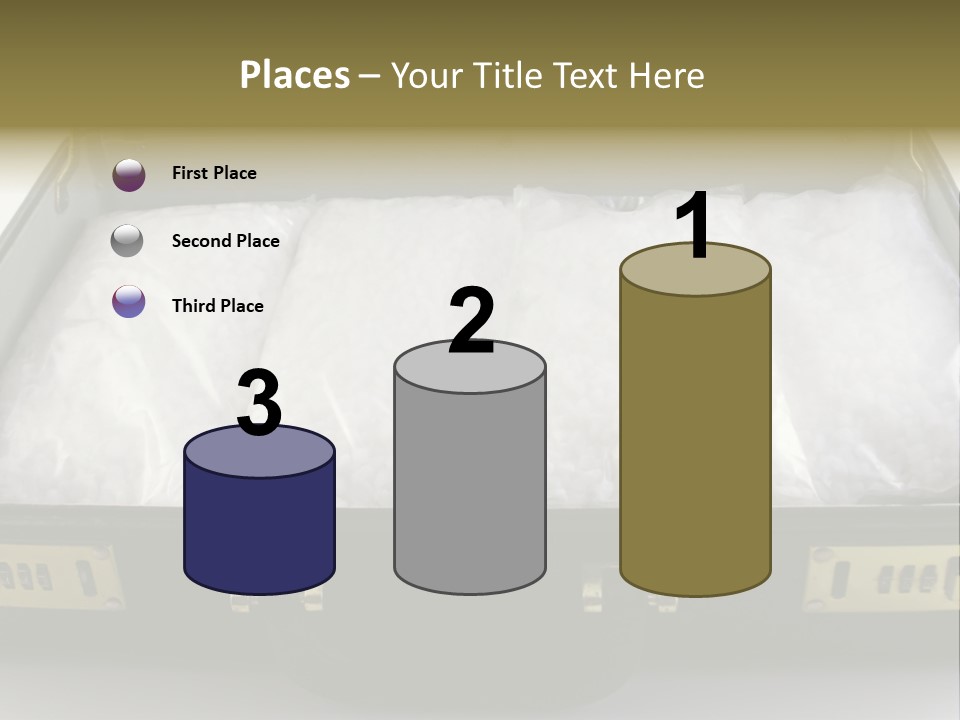Packets Of Crack Cocaine In A Briefcase PowerPoint Template