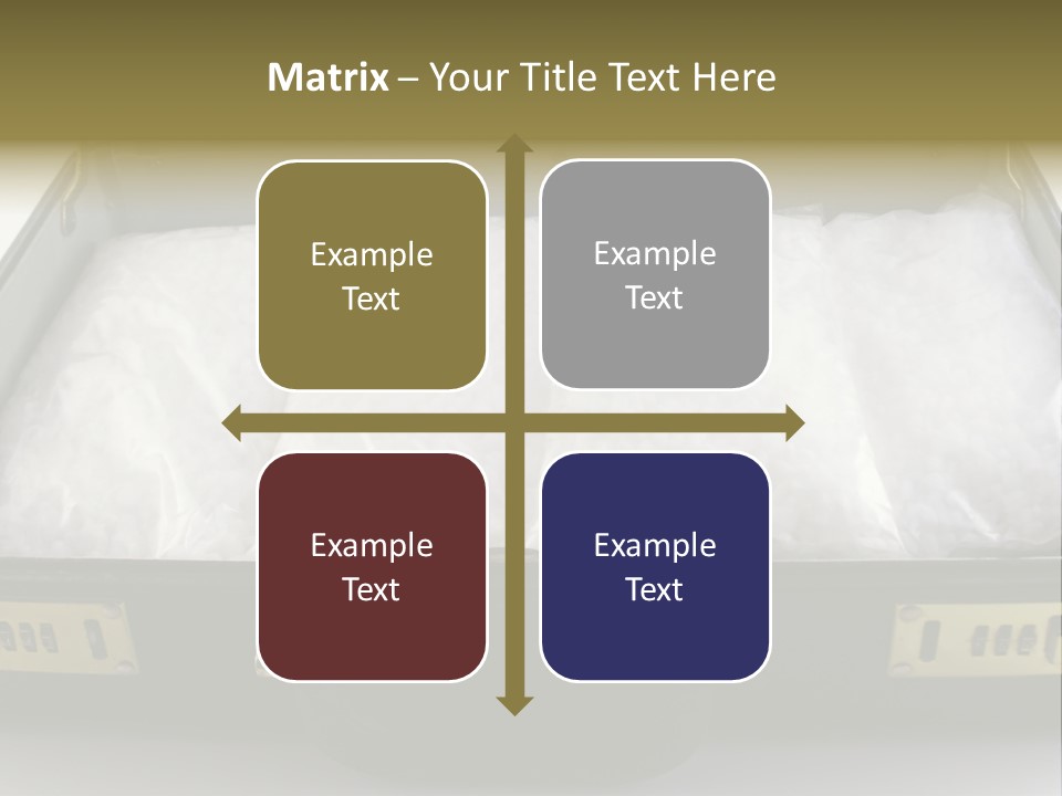 Packets Of Crack Cocaine In A Briefcase PowerPoint Template