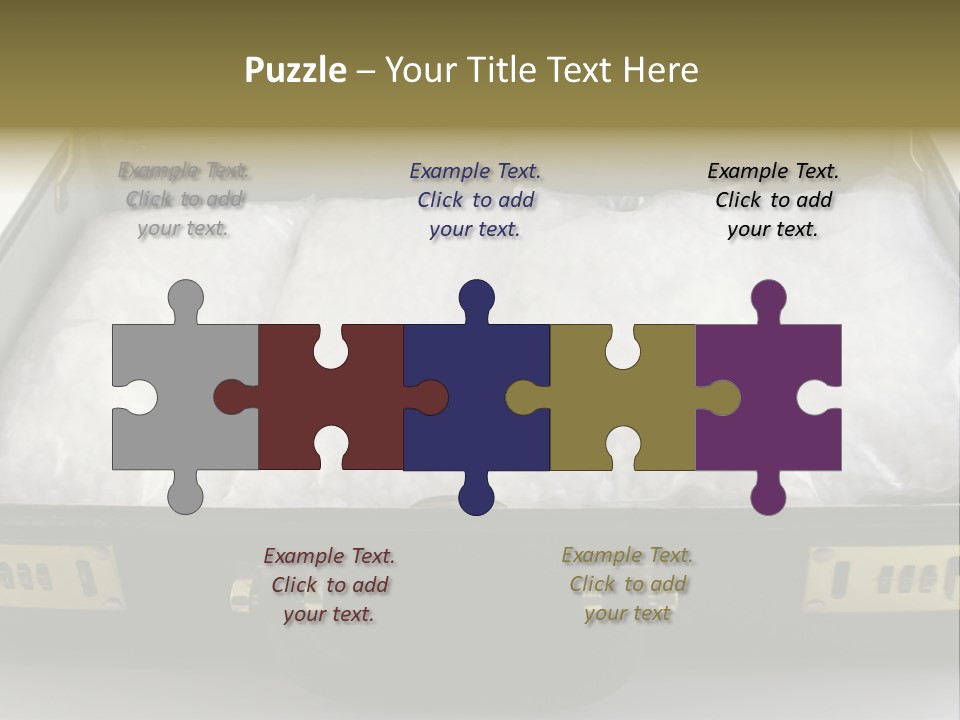 Packets Of Crack Cocaine In A Briefcase PowerPoint Template