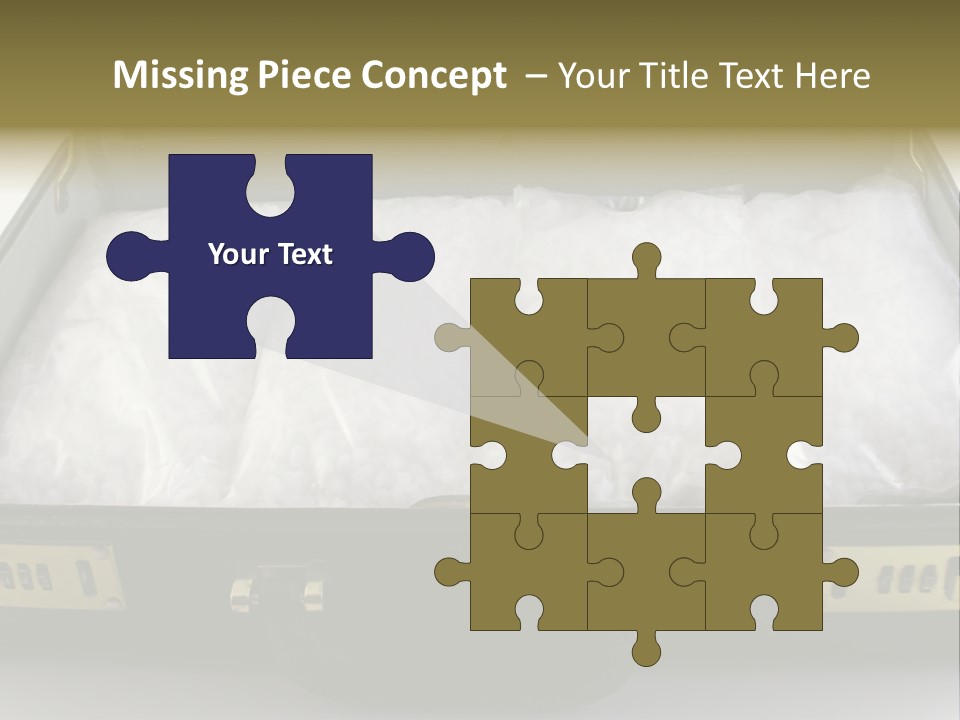 Packets Of Crack Cocaine In A Briefcase PowerPoint Template