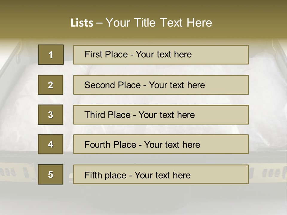 Packets Of Crack Cocaine In A Briefcase PowerPoint Template